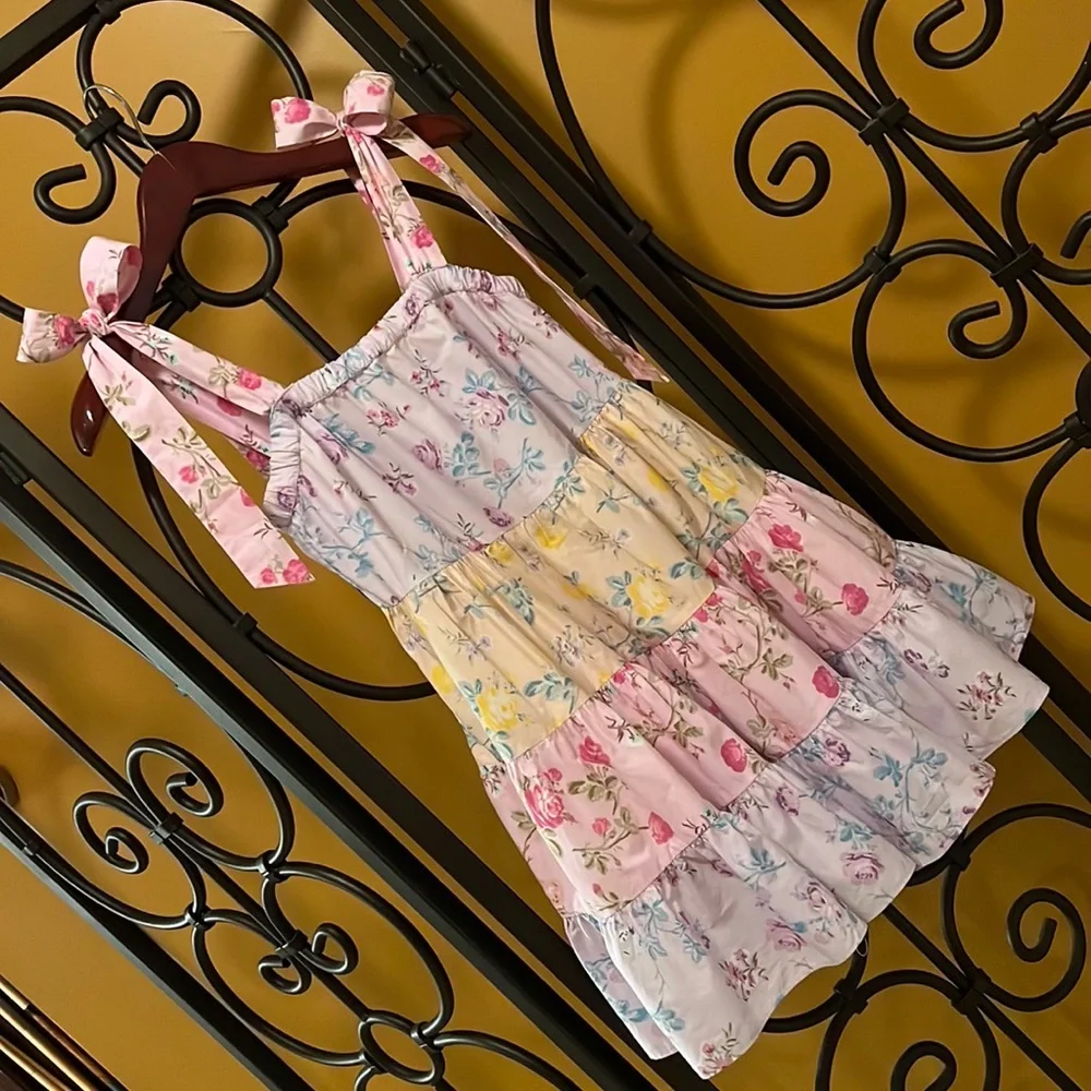 🎉HP🎉 LOVESHACKFANCY x Target Jeanne Floral Dress - Picture 3 of 8